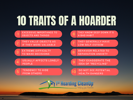 What are the common traits of a hoarder?